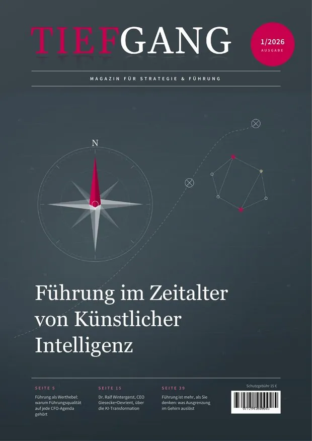 Titelseite des Magazins Tiefgang